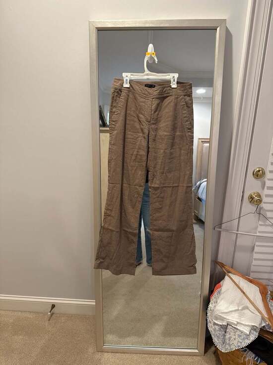 Eileen Fisher Pants - Eileen Fisher Linen Viscose Stretch Wide-Leg Pants Size 4